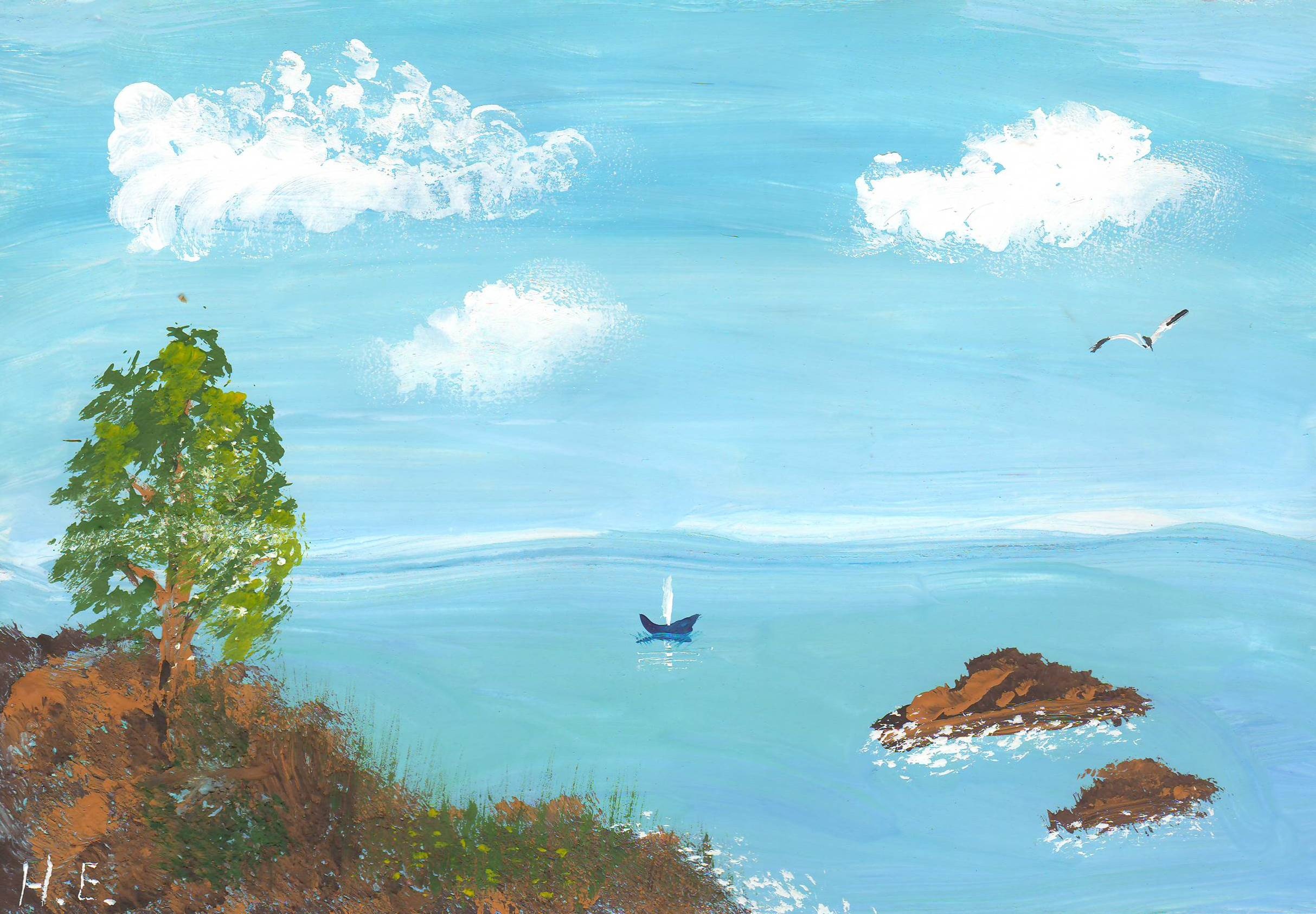 Рисунок красота моря окружающий мир 2 класс. Красота моря рисунок. Нарисовать красоту моря. Море в технике правополушарного. Красота моря рисунок детский.